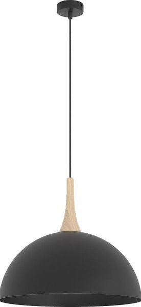 Lampada a sospensione su cavo NAUTICA 1xGX53/12W/230V nera