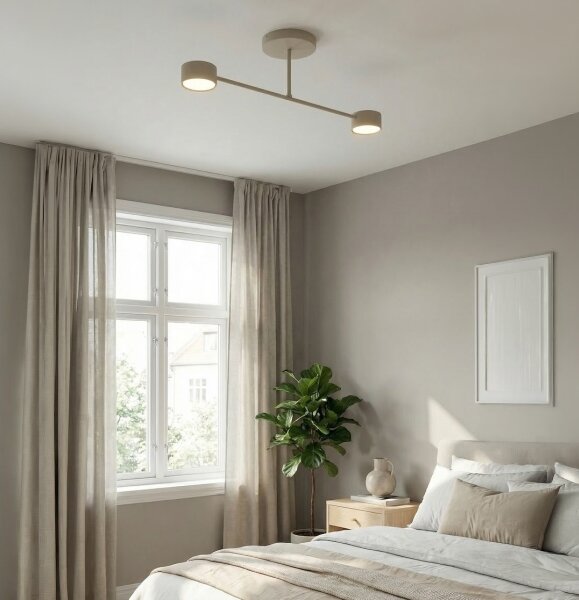 Plafoniera HALO 2xGX53/10W/230V beige