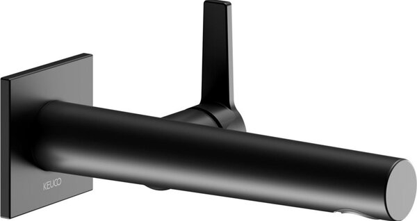 Miscelatore monocomando Keuco per lavabo EDITION 11 DN 15, da incasso Sporgenza 187 mm cromo nero spazzolato 51116130201