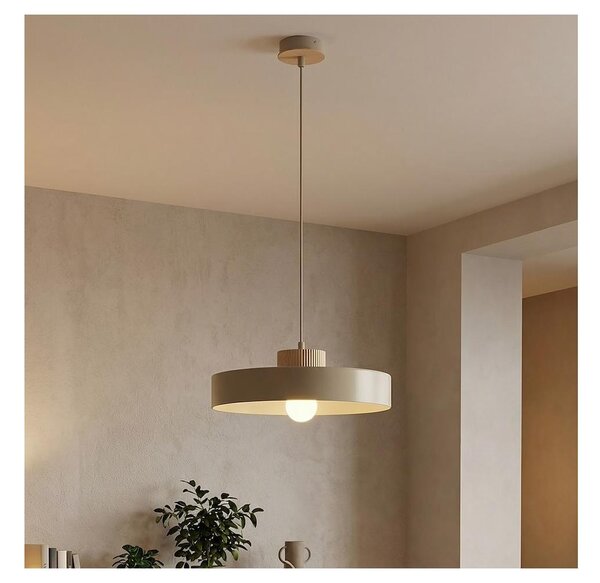 Lampadario sospeso su cavo KIVI 1xE27/15W/230V beige
