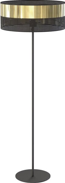 Lampada da terra LUX 1xE27/15W/230V nero/oro