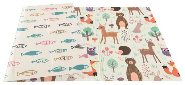 Tappeto Morbido per Bambini 200x150 cm in XPE Fantasia Animali