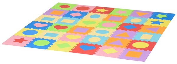 Tappeto Puzzle per Bambini 182,5x182,5 cm in EVA Multicolore