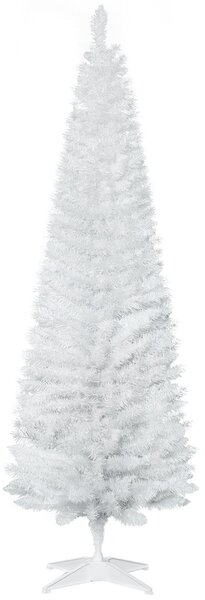 Albero di Natale Artificiale 180 cm 390 Rami Bianco