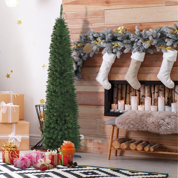 Albero di Natale Artificiale 210 cm 499 Rami Verde