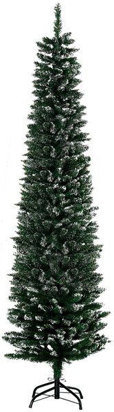 Albero di Natale Artificiale Innevato 195 cm 570 Rami Verde