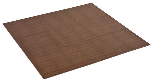 Tappeto Puzzle per Bambini 182,5x182,5 cm in EVA Marrone