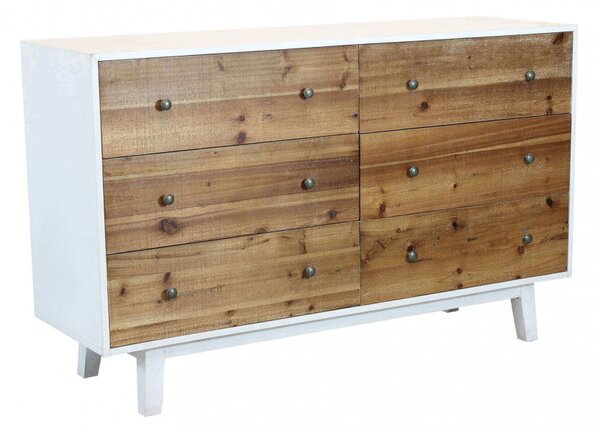 Mobile Baldric 146x45x90 h cm in Legno Bianco