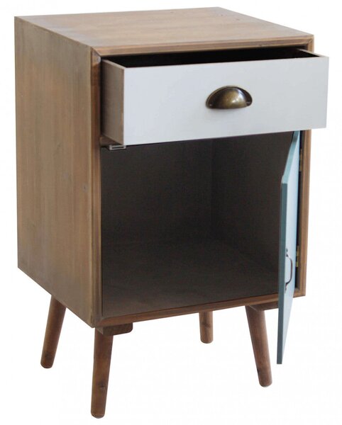 Mobiletto Calgary 40x36,5x64 h cm in Legno Multicolor