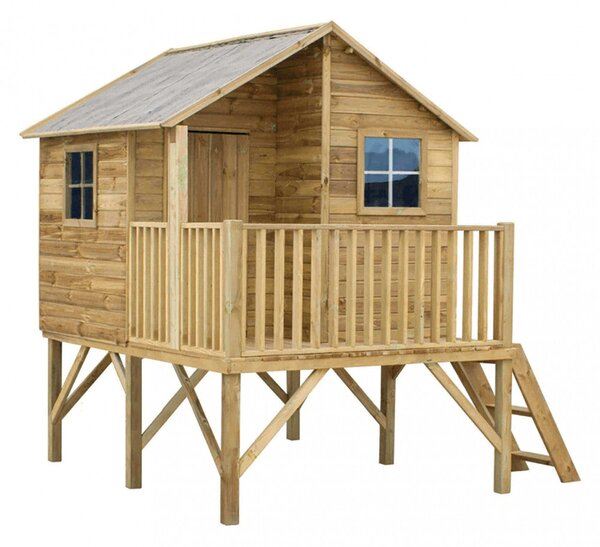 Casetta Gioco per Bambini in Legno Masha 220x174x250 h cm in Legno