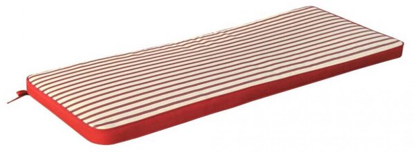 Cuscino Real 110x45x4 cm in Poliestere Rosso
