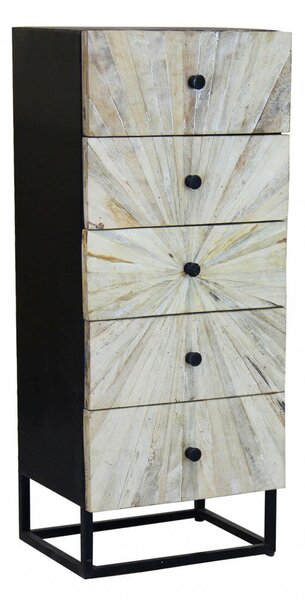 Mobile Stanley 45x35x110 h cm in Legno Marrone