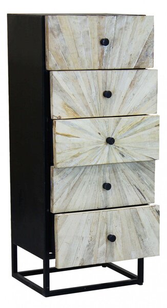 Mobile Stanley 45x35x110 h cm in Legno Marrone