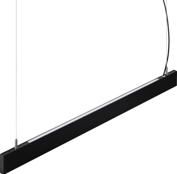 Ideal Lux - Lampada a sospensione su cavo STEEL LED/29W/230V 3000K CRI 90 120 cm nero