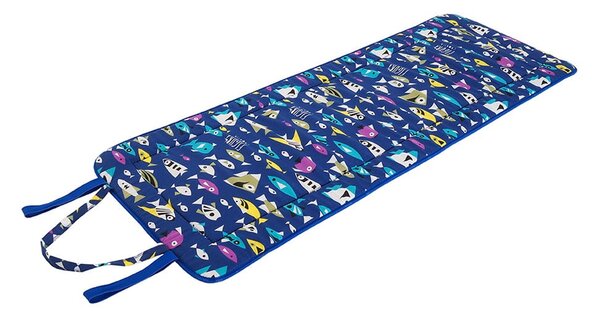 Cuscino per seduta da giardino blu per sedia a sdraio 52x148 cm Fishes – B.E.S