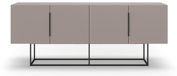 Cassettiera bassa grigio-beige 200x80 cm Titan - Marckeric