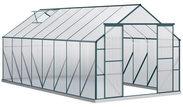 Serra da Giardino 244x500x216 cm in Policarbonato Verde