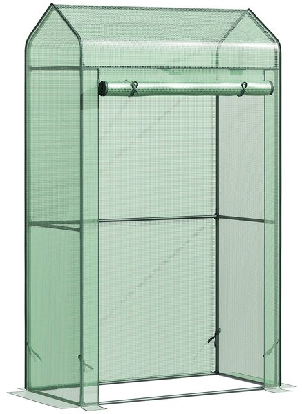 Serra da Balcone Verticale 100x51x170 cm in Polietilene Verde