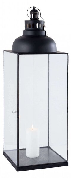 Lanterna Missie Grande 29x29x89 h cm in Acciaio Antracite