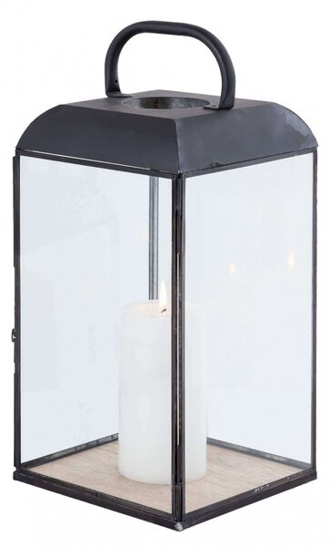Lanterna Millicent Media 19,5x19,5x44 h cm in Acciaio Antracite