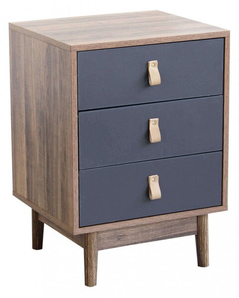 Mobiletto Norbert 45x39x63 h cm in Legno Grigio