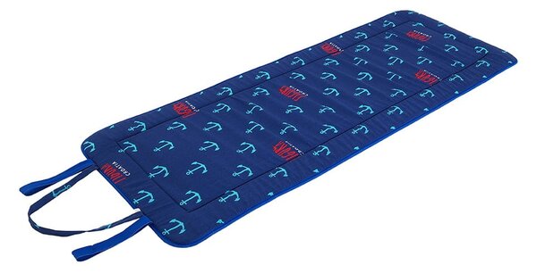 Cuscino per seduta da giardino blu per sedia a sdraio 52x148 cm Anchors – B.E.S