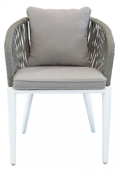 Sedia Granada 61x61x78,5h cm in Alluminio Grigio