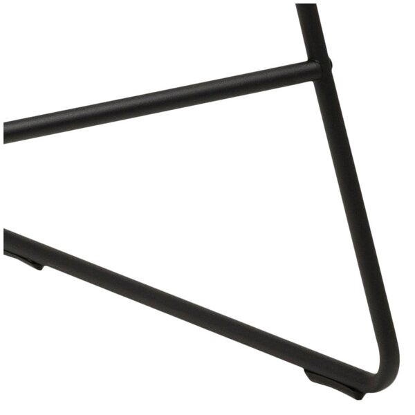 Sgabello da bar nero (altezza della seduta 76 cm) Tina – Actona
