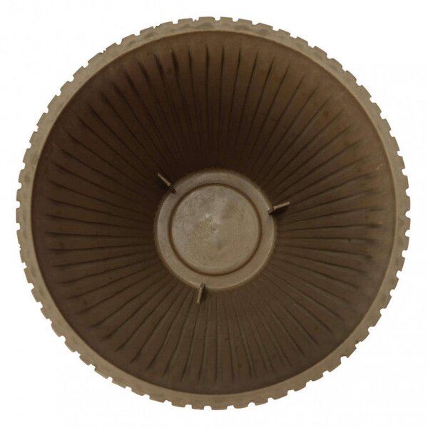 Vaso Piccolo Iris Ø19x22 cm in Fibra sintetica Taupe