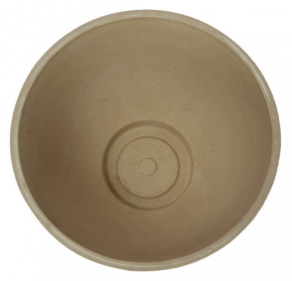 Vaso Piccolo Narciso Ø25x18,5 cm in Fibra sintetica Taupe