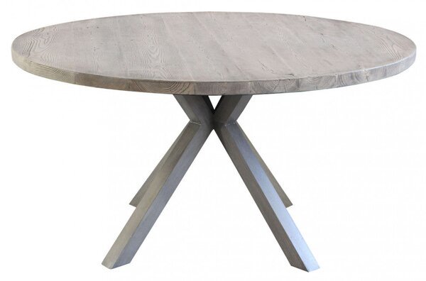 Tavolo Malesia Ø140x75 h cm in Alluminio Grigio