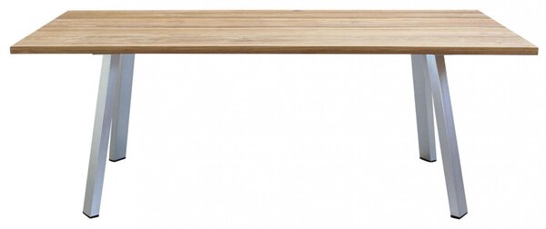 Tavolo Nevis 200x100x74 h cm in Legno Grigio