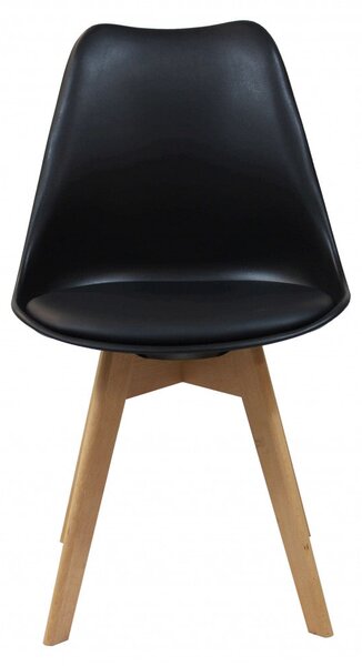 Sedia Marsiglia 48x43x82 h cm in Legno Nero