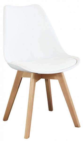 Sedia Marsiglia 48x43x82 h cm in Legno Bianco