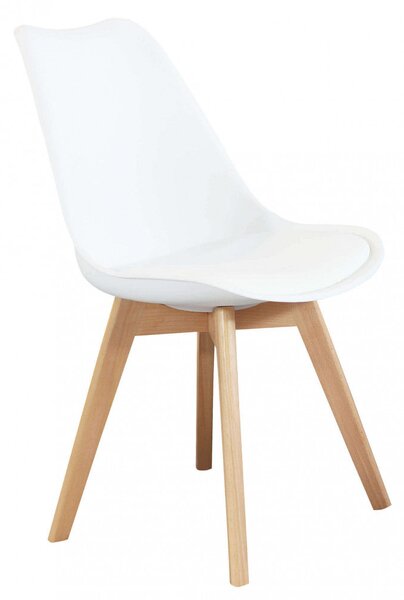 Sedia Marsiglia 48x43x82 h cm in Legno Bianco