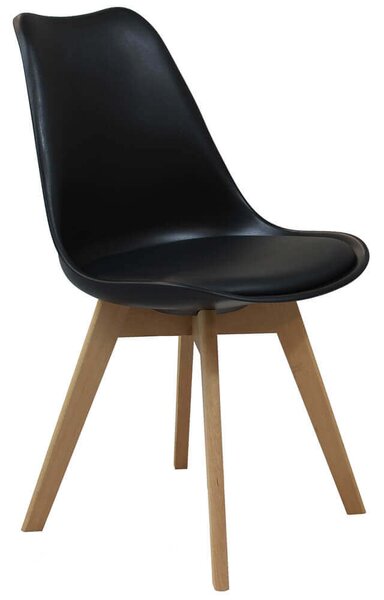 Sedia Marsiglia 48x43x82 h cm in Legno Nero