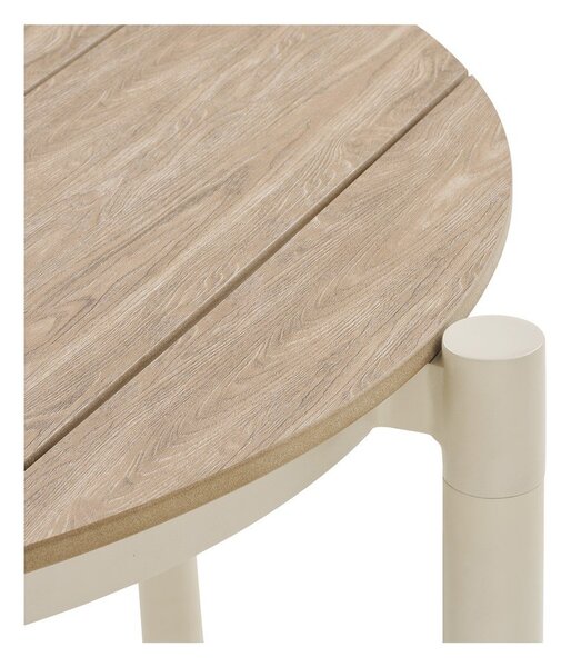 Tavolo da pranzo da giardino rotondo in metallo ø 90 cm Abela – House Nordic
