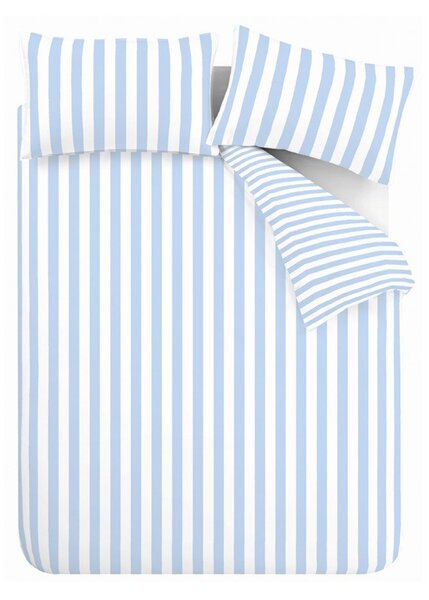 Set copripiumino e federa bianco/blu per letto singolo 135x200 cm Stripe Tease – Sassy B