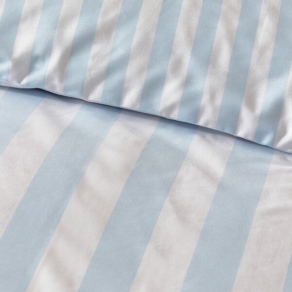 Set copripiumino e federa bianco/blu per letto singolo 135x200 cm Stripe Tease – Sassy B