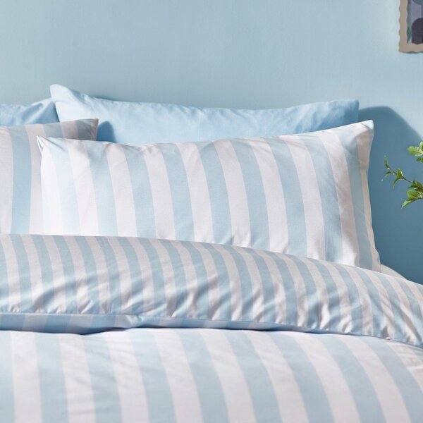 Set copripiumino e federa bianco/blu per letto singolo 135x200 cm Stripe Tease – Sassy B