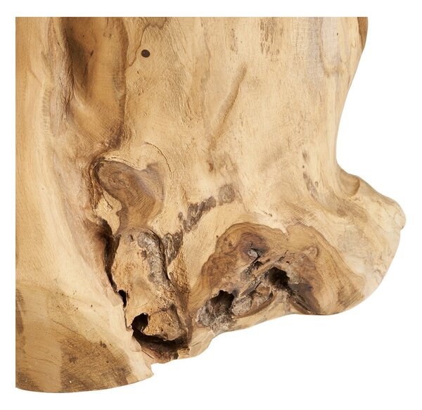 Tavolino rotondo in teak massiccio ø 40 cm Palena – House Nordic