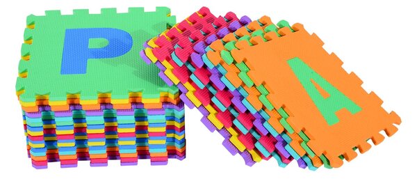 Tappeto Puzzle da Gioco Set 26 Pezzi 31x31 cm colorato