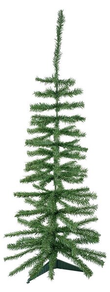 Albero di Natale 100H cm Rami Pieghevoli in PVC Abete Artificiale