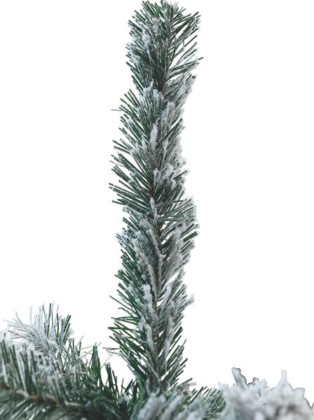 Albero di Natale Artificiale Slim Innevato 180 cm 436 Rami Soriani Sestriere Verde