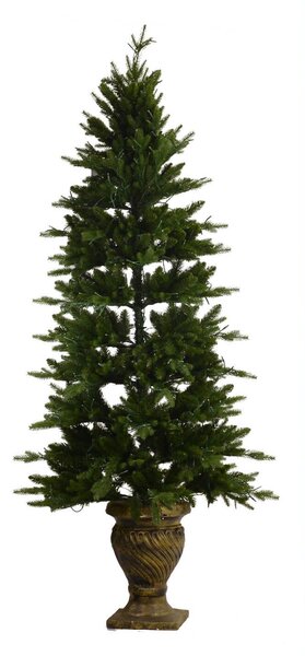 Albero di Natale Luminoso 600 LED H195cm Verde