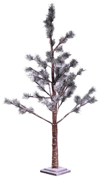Albero di Natale Luminoso 78 LED in Carta H132cm Marrone