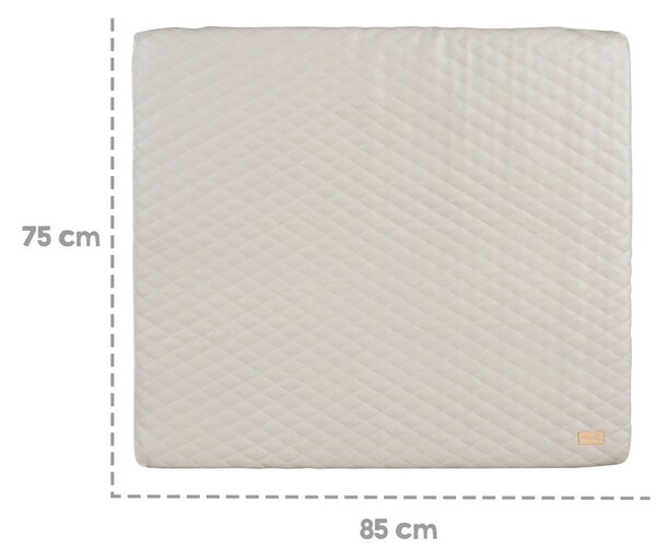 Materassino per fasciatoio 75x85 cm Greyish gesteppt – Roba