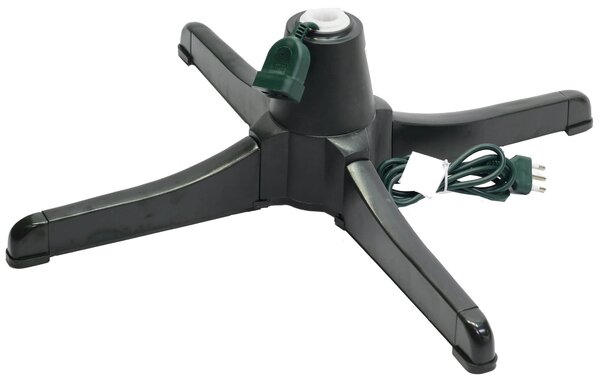 Base Girevole 360° per Albero di Natale con Attacco per Luci Verde