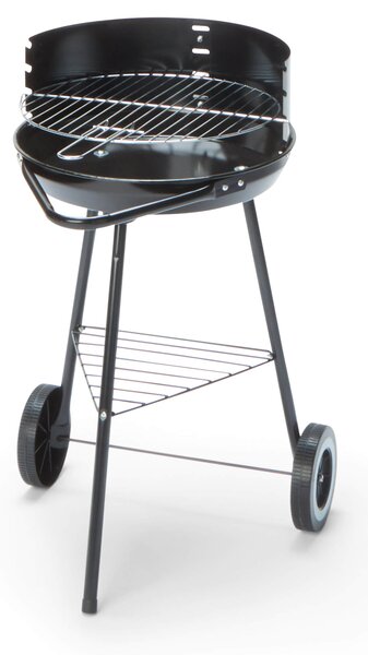 Barbecue a Carbone Carbonella 44x52x70 cm in Acciaio Nero