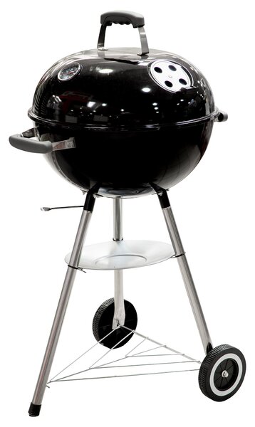 Barbecue a Carbone Carbonella 58x47x100 cm in Metallo Nero